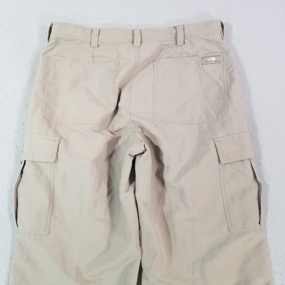 The North Face cargo pants men's 36x32 beige lightweight nylon outdoor